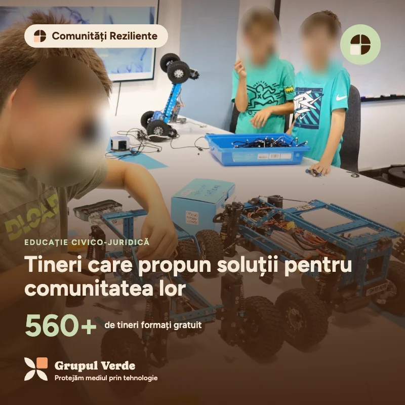 Tineri care propun soluții pentru comunitatea lor — Comunități Reziliente