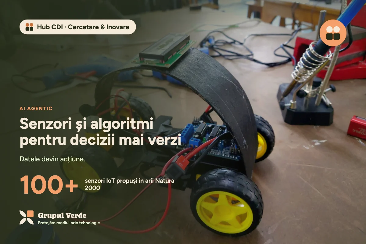 Senzori și algoritmi pentru decizii mai verzi — Hub CDI · Cercetare & Inovare